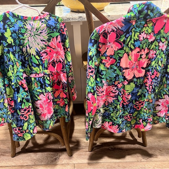 Lily Pulitzer girls size S (4-5) dress and Rare mommy’s matching jacket size S - Picture 5 of 10